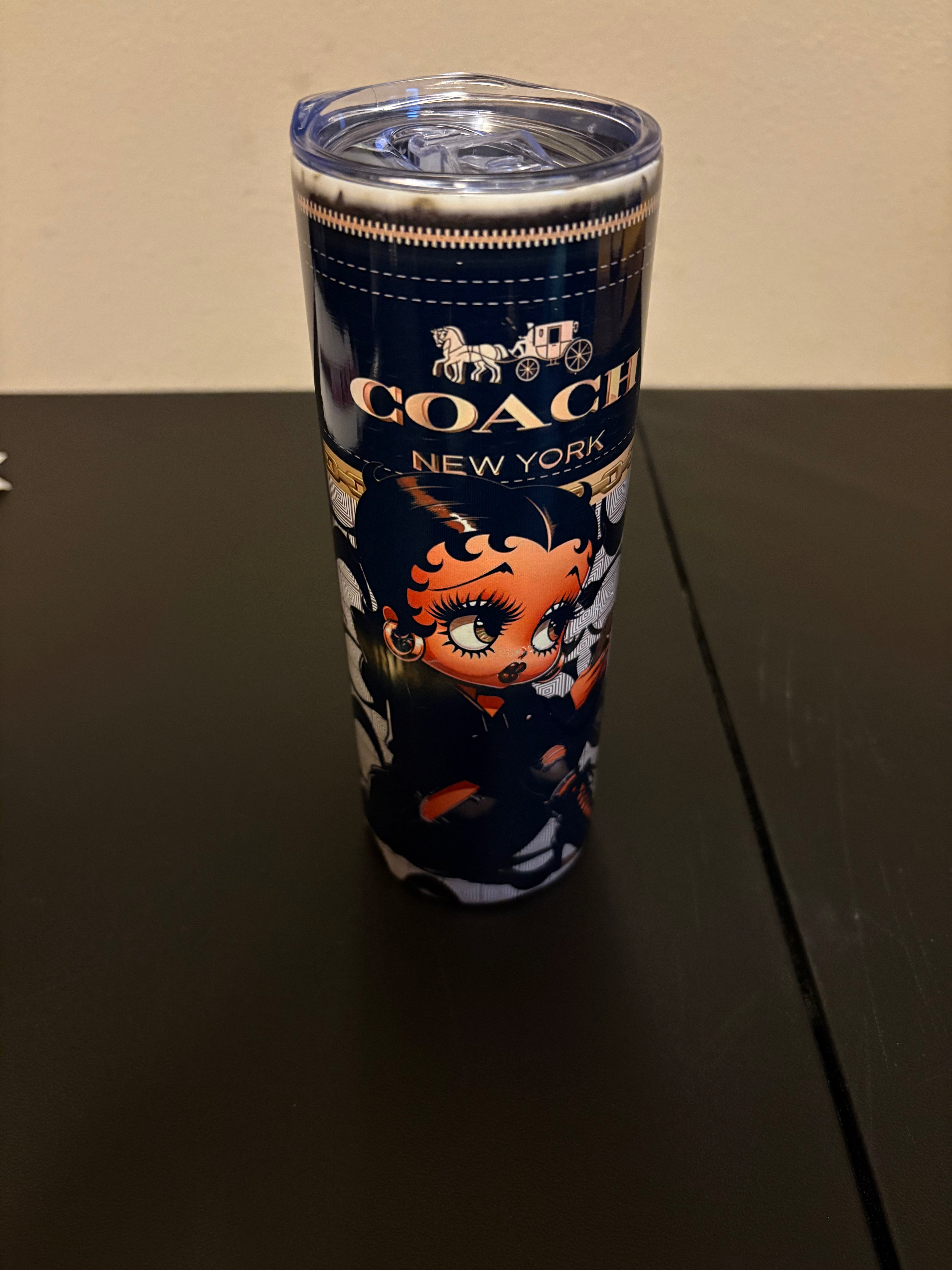 betty boop coach tumbler