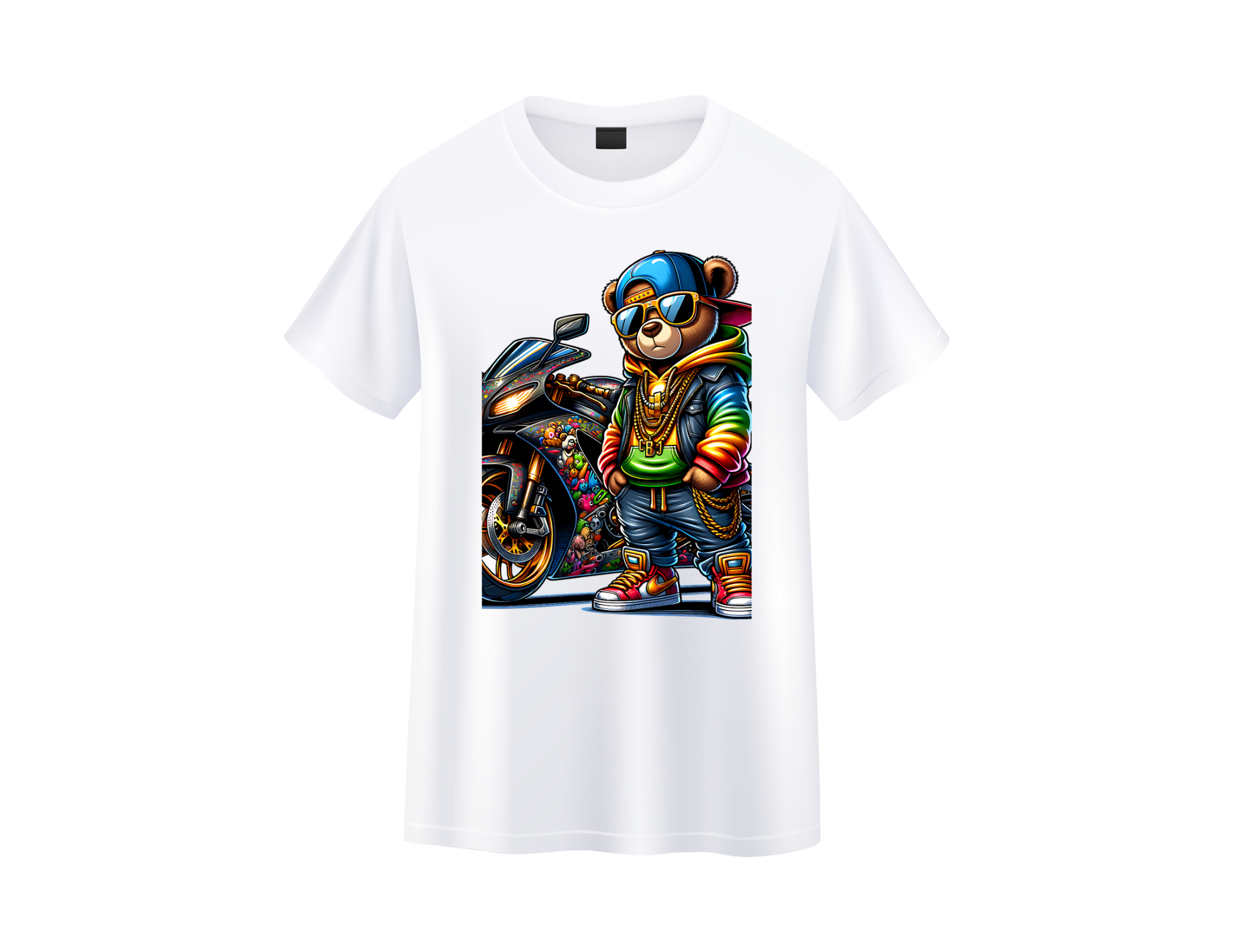 Motorcycle Teddy tshirt