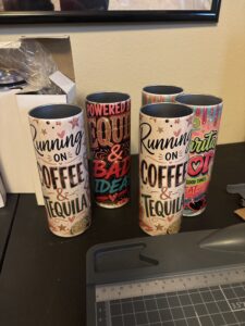 Home Personalized coffee tumblers made by Vividly Print
